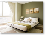 Bedroom accent wall